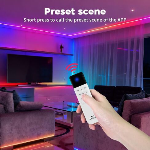 GLEDOPTO ESP Now WLED Remote Control WLED LED Strip Light Controller 7 Group Preset Scene Brightness Changeable 50 Meters Wireless Control in Saudi Arabia