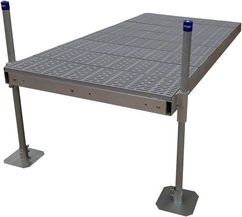 Patriot Docks Low Profile 4'x8' Dock Kit with Reinforced Polypropylene Decking in Kuwait