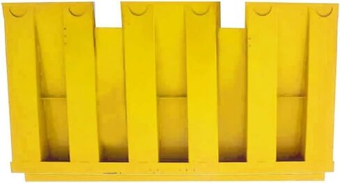 49'' x 86'' Shipping Container Loading Ramps 16,000lbs Loading Capacity Heavy Duty Cargo Container Ramp w/Two Chains in Saudi Arabia