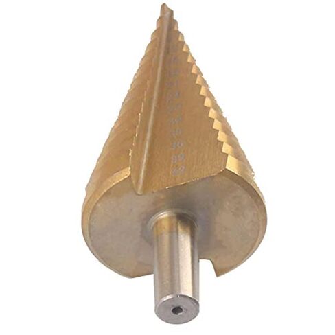 4-42mm Titanium Step Drill Bit High Speed Steel Titanium Coated Drill BitsFor Plastic Wood Sheet Metal Aluminum Hole Drilling 10mm Handle in Kuwait
