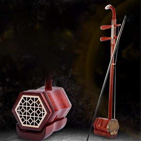 Erhu Instrument Rosewood Bone Carving Erhu Instrument Playing Teaching National Instrument Playing Erhu in Kuwait