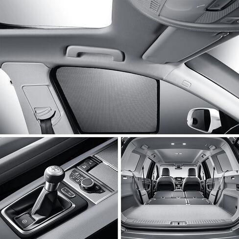 قماش بطانة علوية تلقائية مقاس 96 بوصة طول × 54 بوصة عرض نوع شبكي مع دعامة إسفنجية - تغليف الأنبوب - قماش تنجيد بديل للسقف الداخلي باللون الرمادي للسيارات لشاحنة السيارة وقارب SUV RV وإصلاح المنزل بنفسك in Kuwait