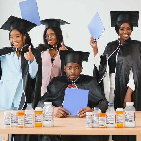 120 Pcs Nurse Graduation Party Favors Medication Pill Bottle Labels Pill Stickers Nursing Graduation Party Supplies Registered BSN RN PharmD Pharmacist for School College Nurses Week Gifts in Kuwait