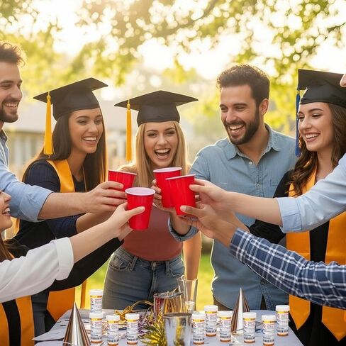 120 Pcs Nurse Graduation Party Favors Medication Pill Bottle Labels Pill Stickers Nursing Graduation Party Supplies Registered BSN RN PharmD Pharmacist for School College Nurses Week Gifts in Kuwait