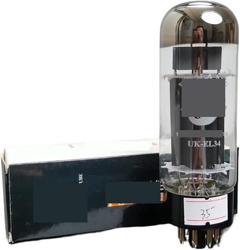 UK-EL34 UKEL34 Tube Upgrade EL34 EL34C 6CA7 6P3P 6L6 HiFi Audio Tube Amplifier kit DIY(2pcs Matched Pair) in Saudi Arabia