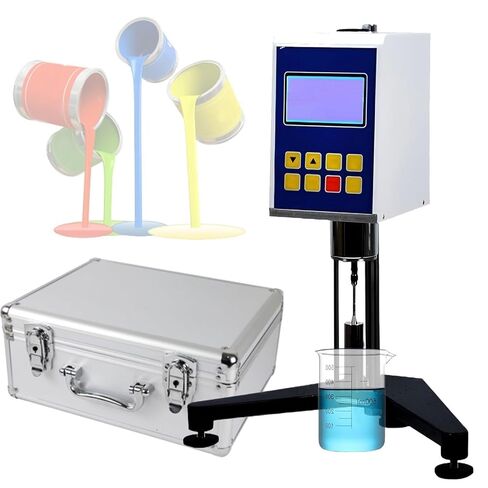 Paint Viscometer Viscosity Meter Tester 1-100,000 Mpa.s Digital Display with 4 Rotors for Coating Paint Ink Cosmetics Liquids in Saudi Arabia