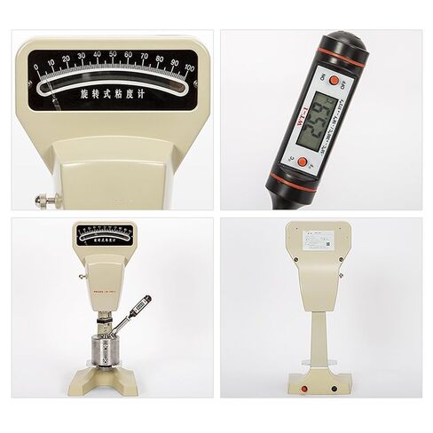Lab Pointer Viscometer, 1-106mPa.s Analog Rotational Viscometer, Pointer Type Viscosity Meter Fluidimeter, W/2/3-unit Rotor; II/III Group Measuring Container in Saudi Arabia