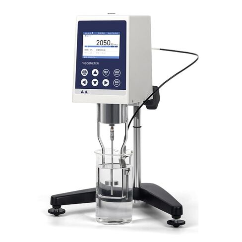 Viscosity Tester, 10-60000mPa.s Lab Fluidimeter Tester Meter, W/4 Rotors and Temperature Probe, Data Output, RS232 Connection Cable in Saudi Arabia