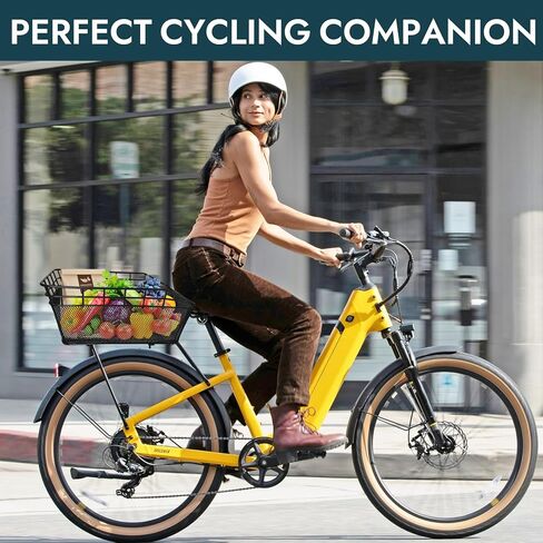 RAYMACE Bike Basket Rear with Cargo Net and Waterproof Cover, Wire Bicycle Basket Large Capacity Storage, Fits for Most Bicycle and Electric Bike with Rear Rack in Kuwait