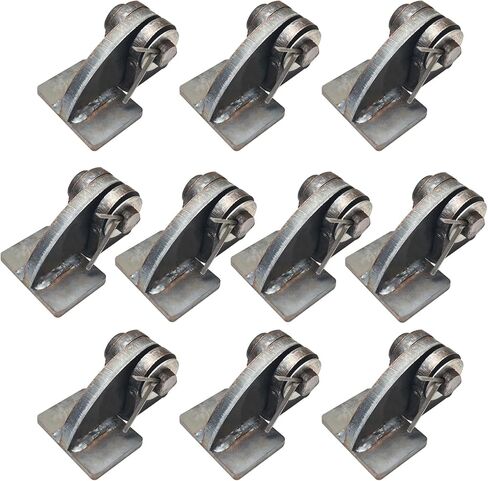 10pcs Weld-On Dump Truck Hinges, Trailer Body Hinges for Tractor Carriage Tailgates, Dump Trailer Door Hinges in Kuwait