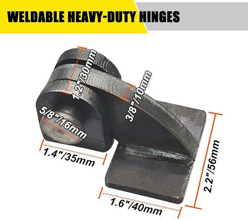 10pcs Weld-On Dump Truck Hinges, Trailer Body Hinges for Tractor Carriage Tailgates, Dump Trailer Door Hinges in Kuwait
