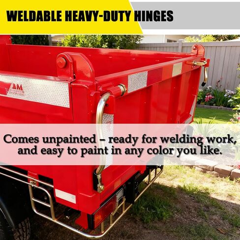 10pcs Weld-On Dump Truck Hinges, Trailer Body Hinges for Tractor Carriage Tailgates, Dump Trailer Door Hinges in Kuwait