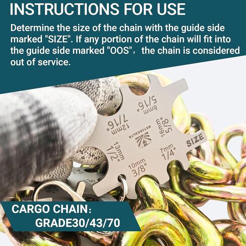 Cargo Chain Wear Inspection Gauge,Simplified in Kuwait