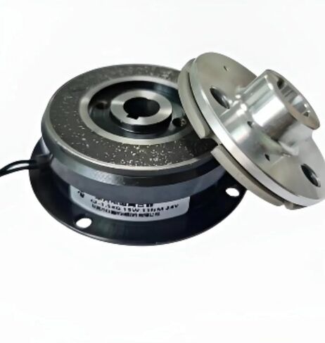Single-Plate Electromagnetic Clutch, 0.6/1.5/2.5/5/10/20KG, 12V/24V, Power-Engaged & Power-Off Release, Industrial Automation Transmission Clutch (C1-10KG-30-40 Hole) in Kuwait