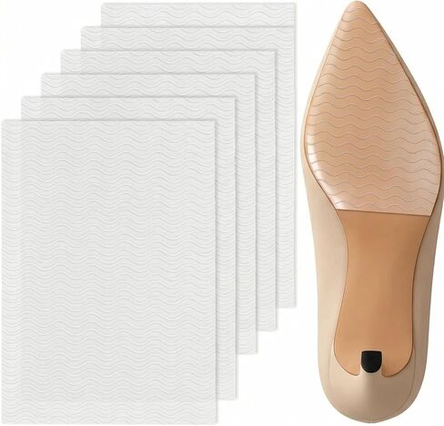 حذاء وحيد واقي 6 حزمة مضادة للأحذية القبطة في أسفل الأحذية ، واقي أسفل الحذاء اللصق الذاتي للأحذية الكعب العالي ، والأحذية غير المنزلقات السفلية للنساء 6 × 4 بوصة in Kuwait