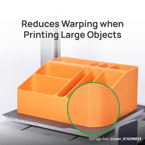 لوحة بناء طابعة ثلاثية الأبعاد أصلية لوحة رائعة SuperTack لوحة بناء 257x257 مللي متر لوح فولاذي زنبركي لطابعة Bambu Lab X1C / X1 / X1E / P1P / P1S / A1 ثلاثية الأبعاد in Kuwait