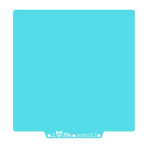 Upgraded Build Plate with QR Code Smooth Cool Plate for Bambu lab Printing Platform, Glacier Plate 257x257mm Excellent Adhesion heatingbed for Bambus P2S/P1P/P1S/A1/X1E/X1 3D Printer Accessories in Kuwait