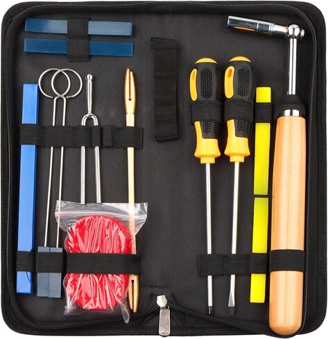 Piano Tuning Kit Wrench Music Accessories Hammer Tuner kit 14pcs (Piano Tuning Kit 14pcs) in Kuwait