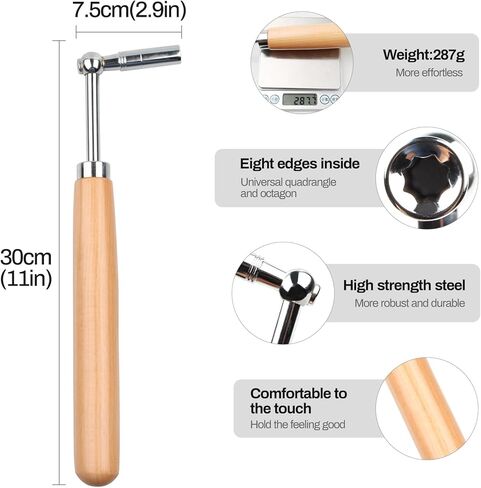 Piano Tuning Kit Wrench Music Accessories Hammer Tuner kit 14pcs (Piano Tuning Kit 14pcs) in Kuwait