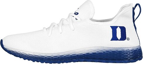 FOCO Duke Blue Devils NCAA Mens Gradient Midsole White Sneakers - 12 in Saudi Arabia