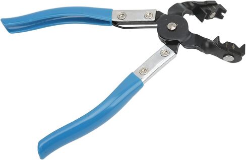 Angled Hose Clamp Pliers - Swivel Jaws, Spring-Loaded Handles, Universal R-Type Clamp Tool in Saudi Arabia