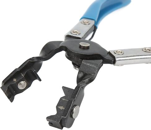 Angled Hose Clamp Pliers - Swivel Jaws, Spring-Loaded Handles, Universal R-Type Clamp Tool in Saudi Arabia