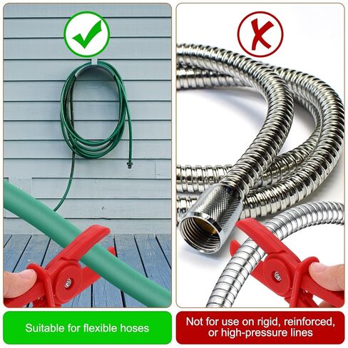 uxcell 2Pcs Hose Clamp Pliers, 6.1" Hose Pinch Off Pliers Plastic Straight Line Pinch Clamps Plier for 0-0.75 Inch Width Automotive Radiator Fuel Brake Gas Lines, Red in Saudi Arabia
