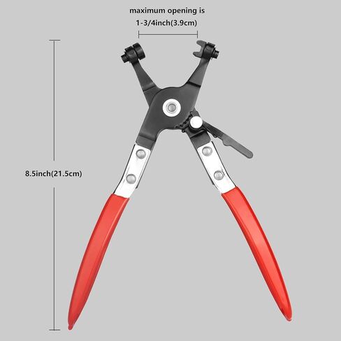Automotive Radiator Hose Clamp Pliers Professional Spring Clamp Pliers Hose Clamp Tool with Swivel Flat Band for Removal and Installation on Flat-Band or Ring-Type Hose Clamps in Kuwait