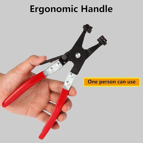 Automotive Radiator Hose Clamp Pliers Professional Spring Clamp Pliers Hose Clamp Tool with Swivel Flat Band for Removal and Installation on Flat-Band or Ring-Type Hose Clamps in Kuwait