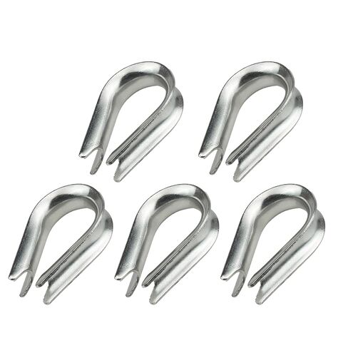 5PCS M10 Stainless Steel Thimbles for 3/8" Dia Wire Rope, Wire Rope Cable Thimbles Rigging in Kuwait