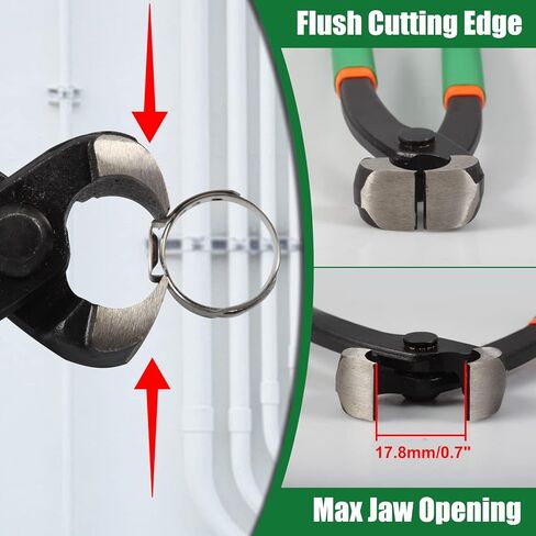 9 Inch Ear Clamp Pliers Front Jaw Pinch Clamp Pliers Single Ear Hose Clamps Plier Nail Puller Pinch Clamps Tool for Securing Pipe Hoses and Automotive Use in Saudi Arabia