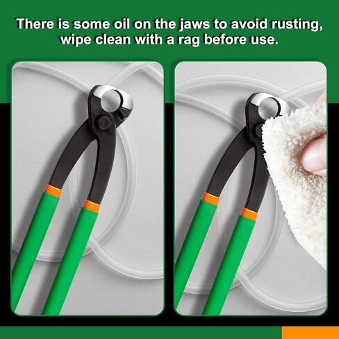 9 Inch Ear Clamp Pliers Front Jaw Pinch Clamp Pliers Single Ear Hose Clamps Plier Nail Puller Pinch Clamps Tool for Securing Pipe Hoses and Automotive Use in Saudi Arabia