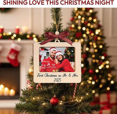 Wedding Picture Frames Ornament 2025, Personalized Wedding Gifts for Couples 2025, Engagement Photo Frame Ornament, Mr & Mrs Gifts, Bridal Shower Gift, Gift Ideas for Her, Married Couple, Newlywed in Kuwait