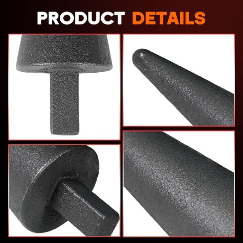 1 Inch Blacksmith Hardy Tool Blacksmith Anvil Mandrel Metal Forming Cone in Saudi Arabia