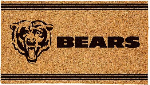 سجادة باب جوز الهند من NFL Chicago Bears، مدخل داخلي وخارجي، 28 × 16 بوصة، ظهر غير قابل للانزلاق، سجادات أرضية ترحيب، أقدام كلب موحلة، ديكور منزلي لمدخل الباب الأمامي in Saudi Arabia