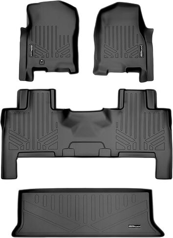 Smartliner Floor Mats 3 صفوف صفات متوافقة مع 2018-2025 فورد إكسبيديشن in Kuwait