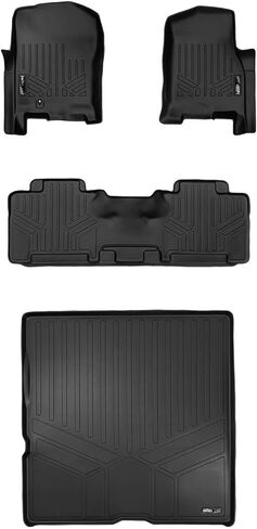 Smartliner Floor Mats 3 صفوف صفات متوافقة مع 2018-2025 فورد إكسبيديشن in Kuwait