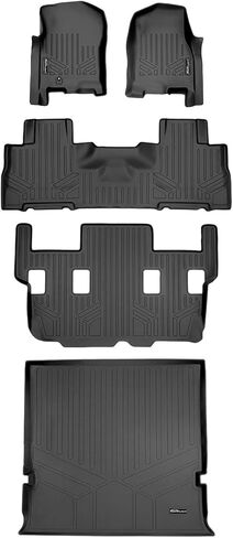 Smartliner Floor Mats 3 صفوف صفات متوافقة مع 2018-2025 فورد إكسبيديشن in Kuwait