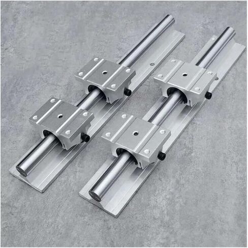2 قطعة TBR25 L-500mm دعم السكك الحديدية دليل خطي + 4 قطعة TBR25UU تحمل كتل in Kuwait