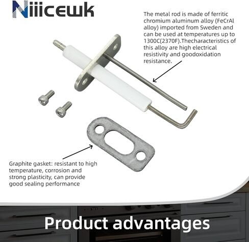 7828718 كتلة قطب التأين الإشعال وحشية الجرافيت متوافقة مع Vitodens B1HA B1KA WB1B WB1Bc in Kuwait