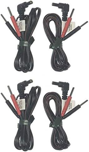 أسلاك الرصاص المميزة من Therapist's Choice® لوحدات TENS وEMS - قابس أنثى قياسي - 5 أزواج، 10 أسلاك رصاص إجمالية in Kuwait