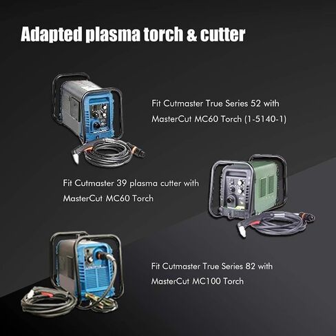 10 قطعة قطب البلازما 64006514 وطرف 64006510 60A لـ Radnor لـ MasterCut MC60 MC100 قطع غيار الشعلة ، فوهة القطع in Kuwait