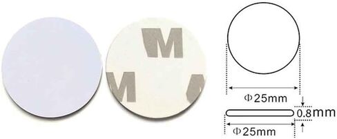 10 قطعة سلسلة مفاتيح ذكية قابلة للكتابة وقابلة لإعادة الكتابة IC، 13.56 ميجاهرتز UID RFID ملصق فارغ للتحكم في الوصول ملصق مفتاح قابل لإعادة الكتابة in Kuwait