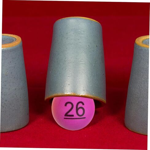 VICASKY 60Pcs Numbered Lottery Balls Plastic Seamless Game Balls for Raffles Parties and Entertainment Activities in Kuwait