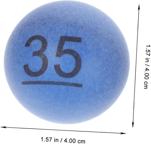 POPETPOP 50 Pack High Elastic Raffle Drawing Balls Colorful Numbered Lottery Game Balls for Parties Events Entertainment in Saudi Arabia