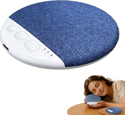 Sleep Pillow Speaker, Pillow Speaker with White Noise Timer Sleep Aid with Stereo Bass Private Sleep Headphones (Upgrade) in Saudi Arabia
