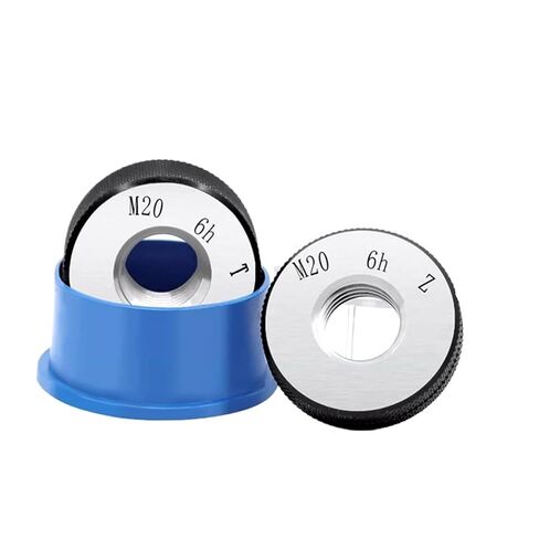 2 Pieces/Set Thread Ring Gauge Pass and Stop Metric 6H M1 6 M2 .5 M3-M65(M1.8X0.35 6h) in Saudi Arabia