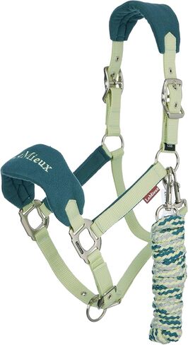 LeMieux Vogue Fleece Headcollar - Halter & Leadrope - Extra Padding, Adjustable at Curb and Poll Strap in Saudi Arabia