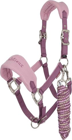 LeMieux Vogue Fleece Headcollar - Halter & Leadrope - Extra Padding, Adjustable at Curb and Poll Strap in Saudi Arabia