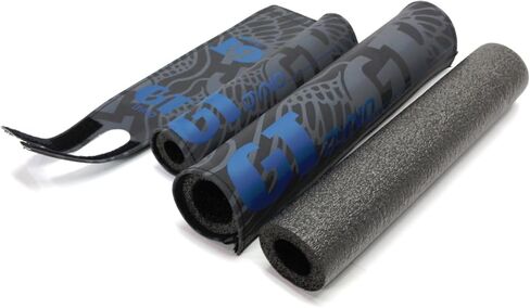 GT Dyno 1989 re-Issue 3 Piece Nylon BMX Bicycle Padset - Black Gray Blue in Kuwait